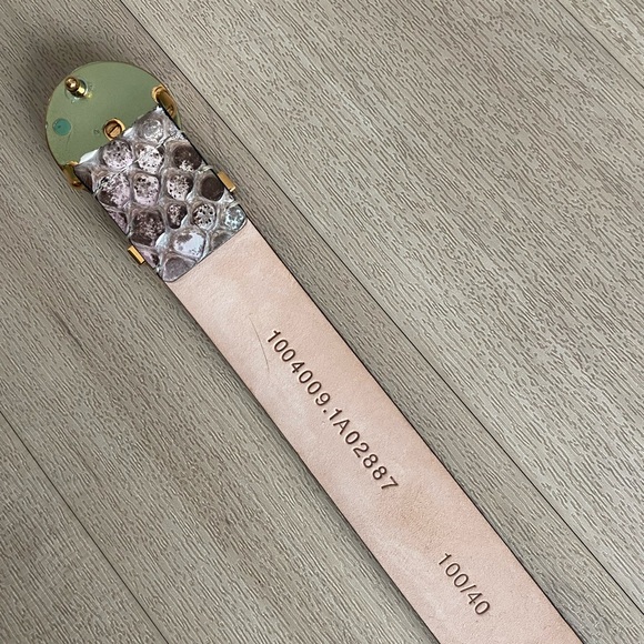 Versace Python Medusa Belt - Picture 3 of 7